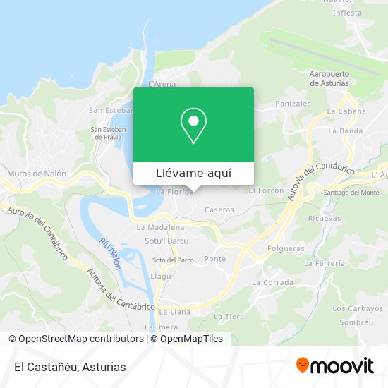 Mapa El Castañéu