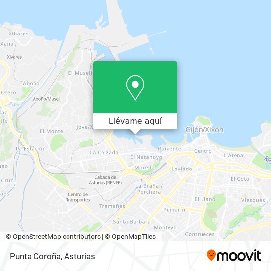Mapa Punta Coroña