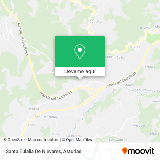 Mapa Santa Eulalia De Nievares