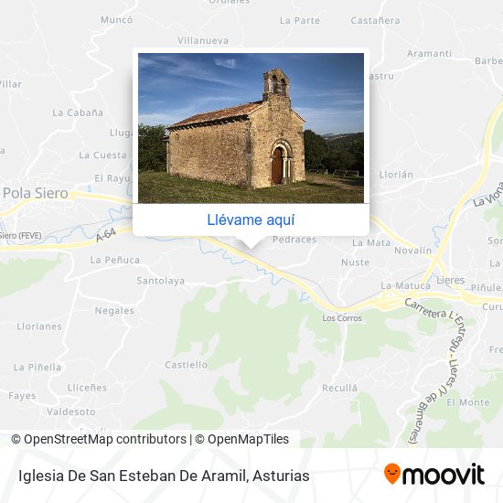 Mapa Iglesia De San Esteban De Aramil