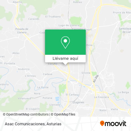 Mapa Asac Comunicaciones