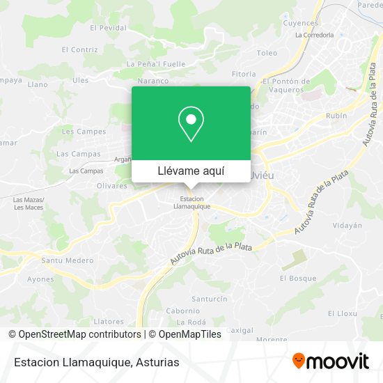 Mapa Estacion Llamaquique