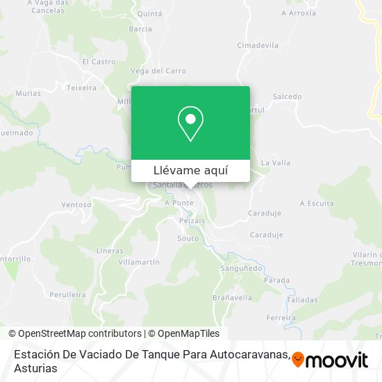 Mapa Estación De Vaciado De Tanque Para Autocaravanas