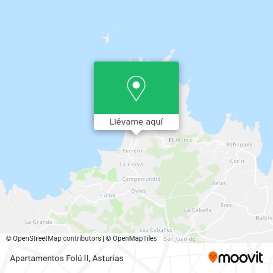 Mapa Apartamentos Folú II