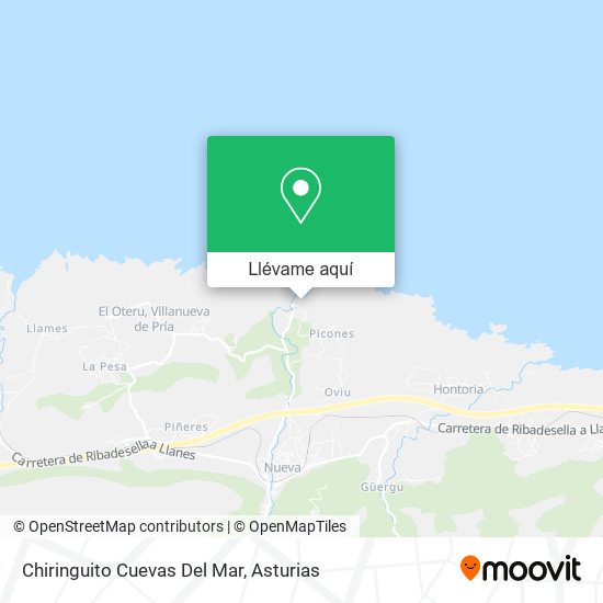 Mapa Chiringuito Cuevas Del Mar