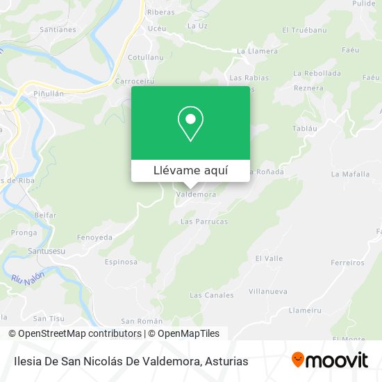 Mapa Ilesia De San Nicolás De Valdemora