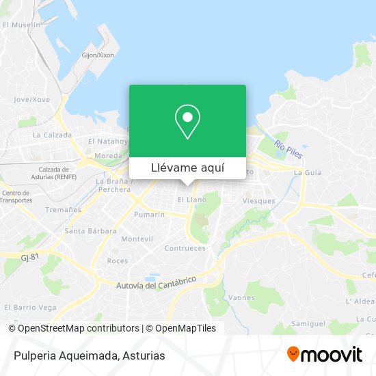 Mapa Pulperia Aqueimada