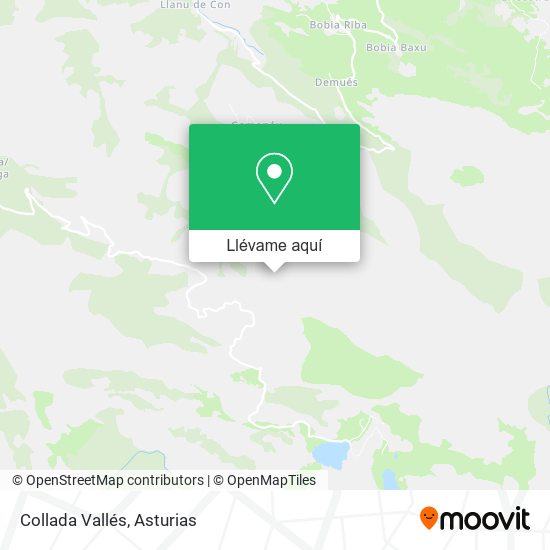Mapa Collada Vallés