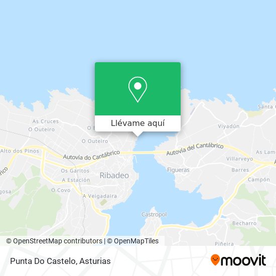Mapa Punta Do Castelo