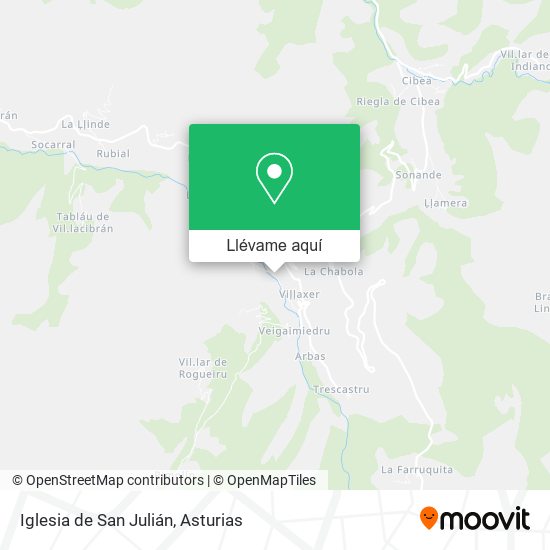 Mapa Iglesia de San Julián