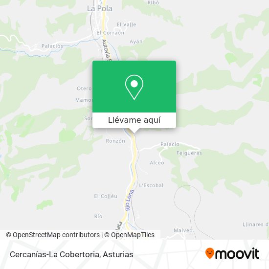 Mapa Cercanías-La Cobertoria