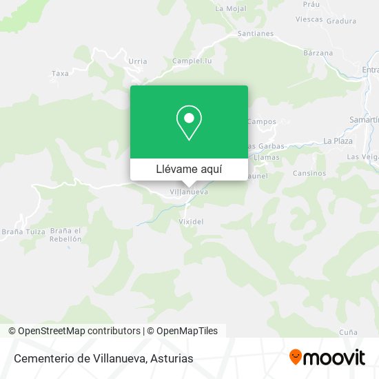 Mapa Cementerio de Villanueva