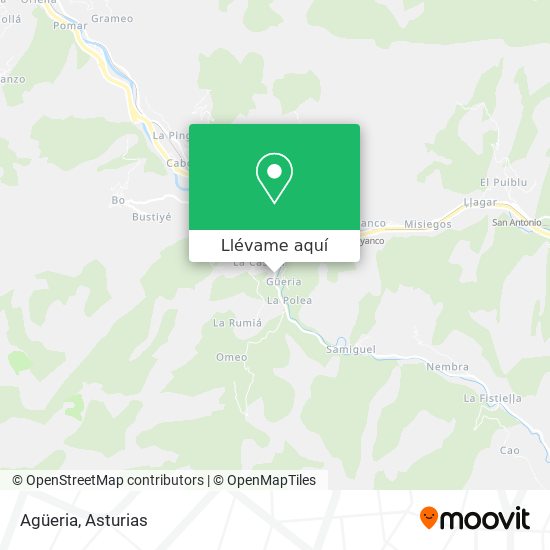Mapa Agüeria