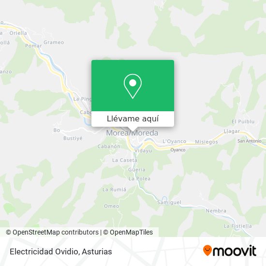 Mapa Electricidad Ovidio