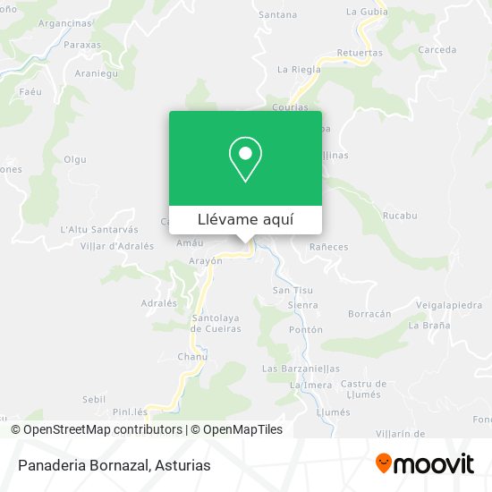 Mapa Panaderia Bornazal