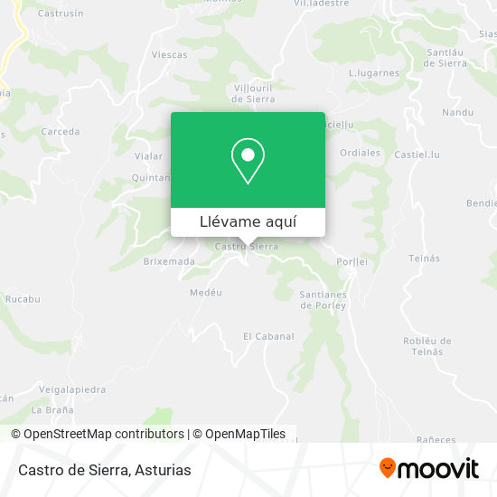 Mapa Castro de Sierra