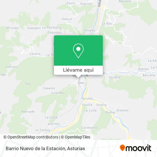 Mapa Barrio Nuevo de la Estación