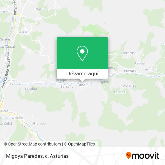 Mapa Migoya Paredes, c