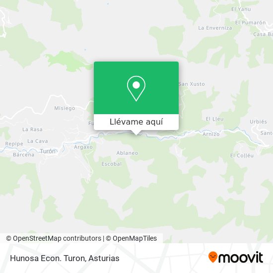 Mapa Hunosa Econ. Turon