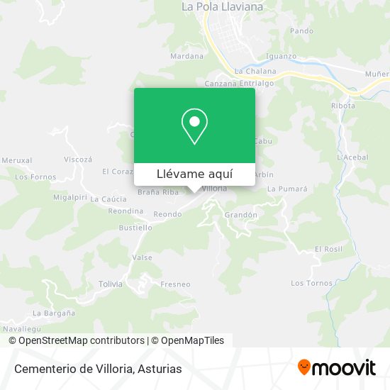 Mapa Cementerio de Villoria