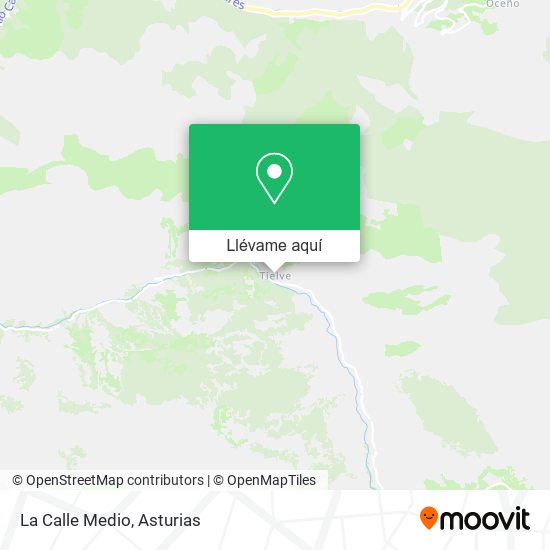 Mapa La Calle Medio