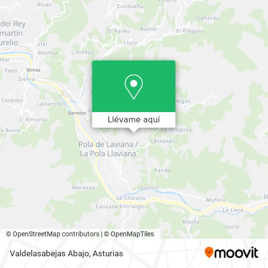 Mapa Valdelasabejas Abajo