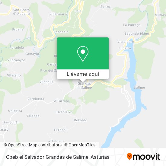 Mapa Cpeb el Salvador Grandas de Salime