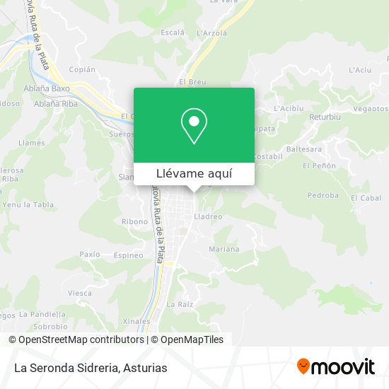 Mapa La Seronda Sidreria