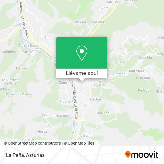 Mapa La Peña