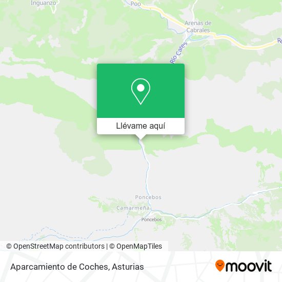 Mapa Aparcamiento de Coches