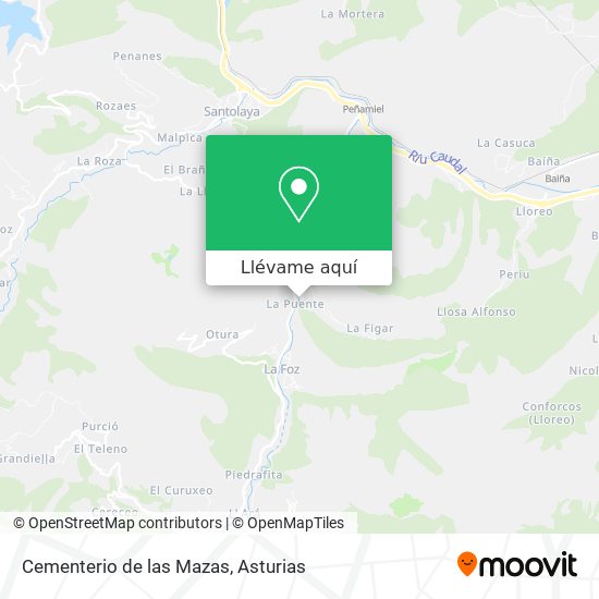 Mapa Cementerio de las Mazas