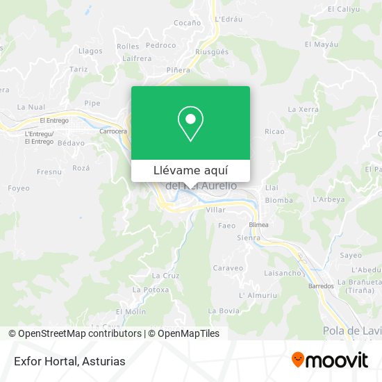 Mapa Exfor Hortal