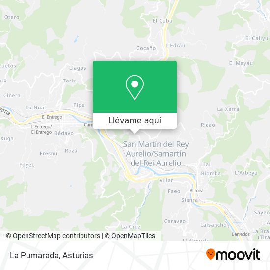 Mapa La Pumarada