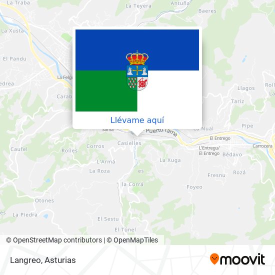 Mapa Langreo