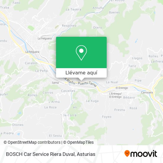 Mapa BOSCH Car Service Riera Duval