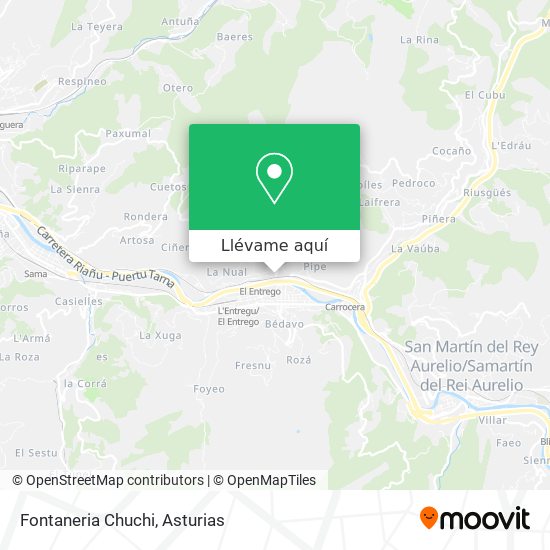 Mapa Fontaneria Chuchi