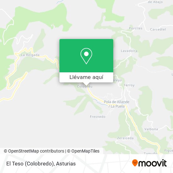 Mapa El Teso (Colobredo)