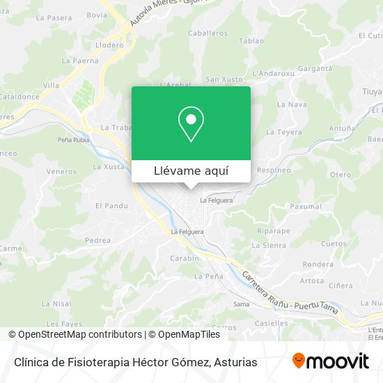 Mapa Clínica de Fisioterapia Héctor Gómez