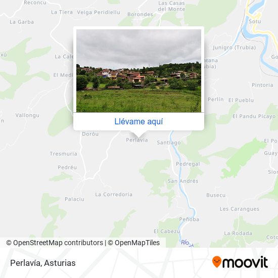 Mapa Perlavía