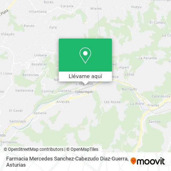 Mapa Farmacia Mercedes Sanchez-Cabezudo Diaz-Guerra