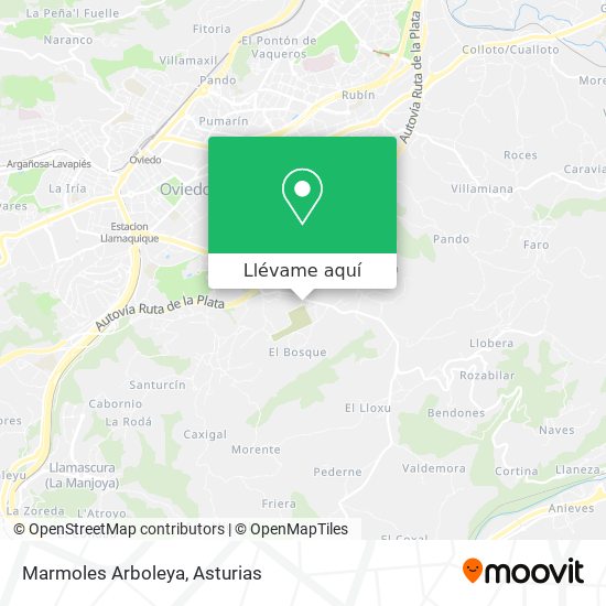 Mapa Marmoles Arboleya