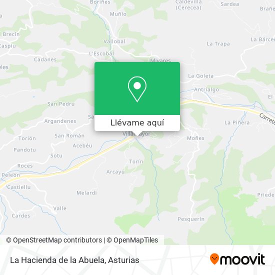 Mapa La Hacienda de la Abuela