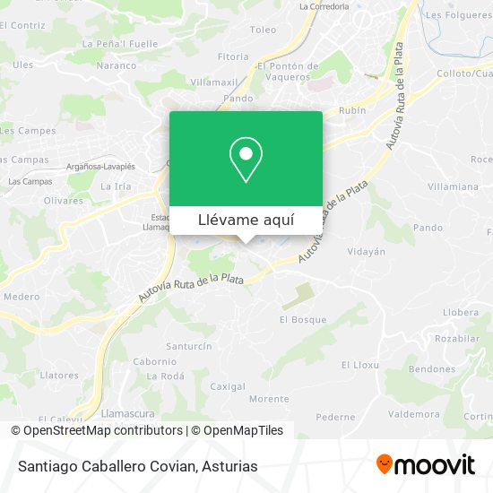 Mapa Santiago Caballero Covian