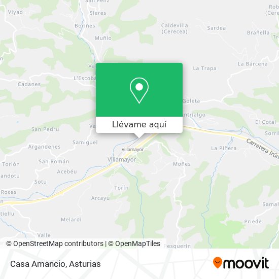 Mapa Casa Amancio