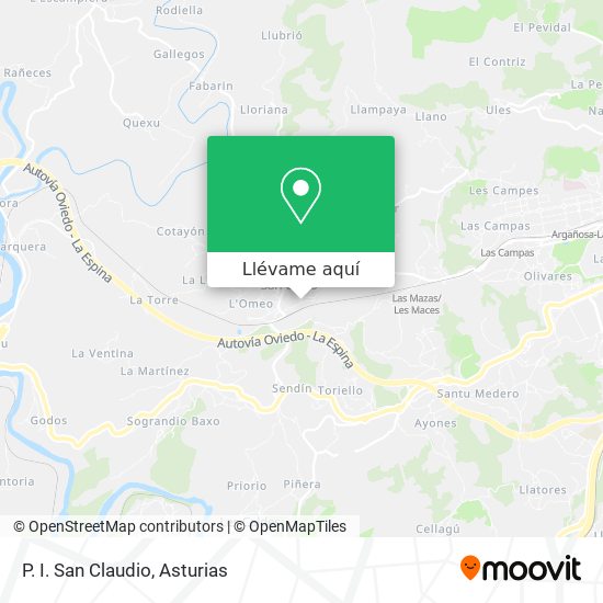 Mapa P. I. San Claudio
