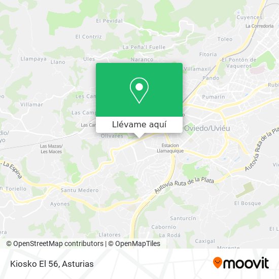 Mapa Kiosko El 56
