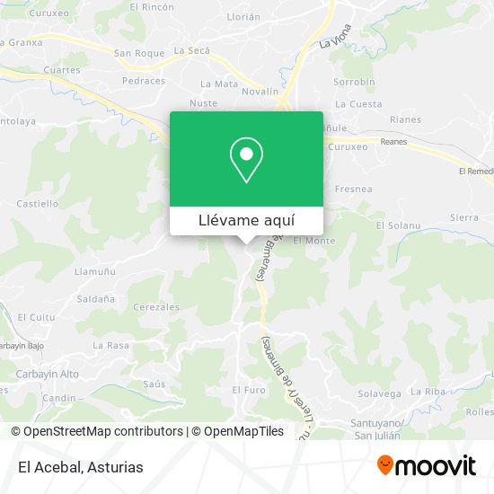 Mapa El Acebal