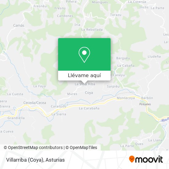 Mapa Villarriba (Coya)