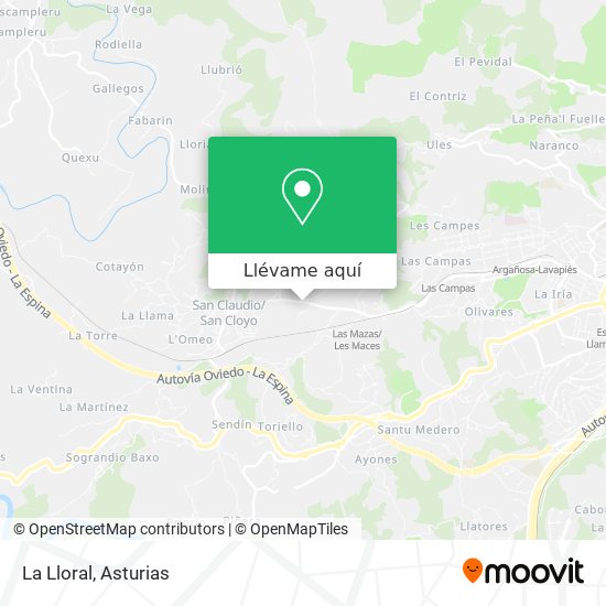 Mapa La Lloral