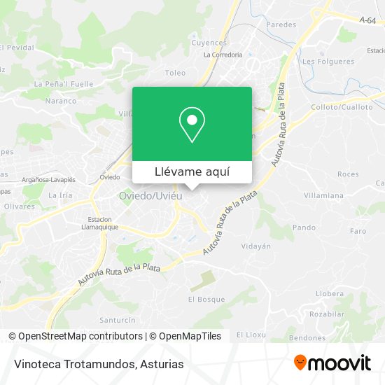 Mapa Vinoteca Trotamundos